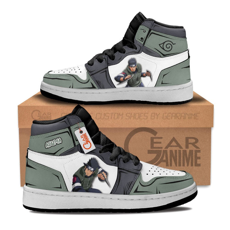 Sarutobi Asuma Kids Shoes Personalized Anime Sneakers