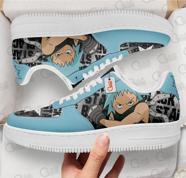 Black Star Shoes Anime Air Sneakers