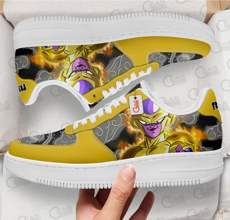 Golden Frieza Shoes Anime Air Sneakers