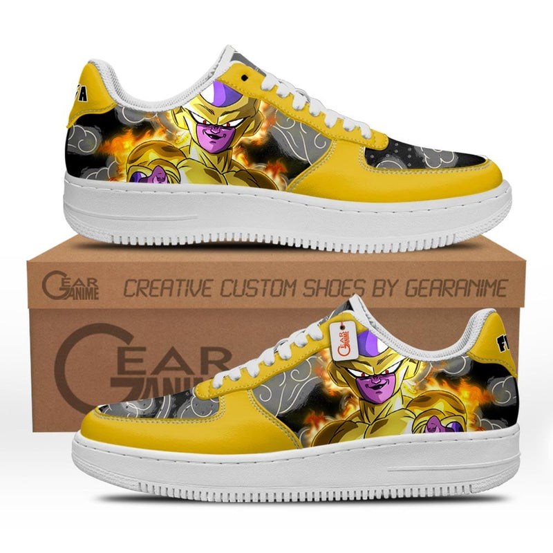 Golden Frieza Shoes Anime Air Sneakers