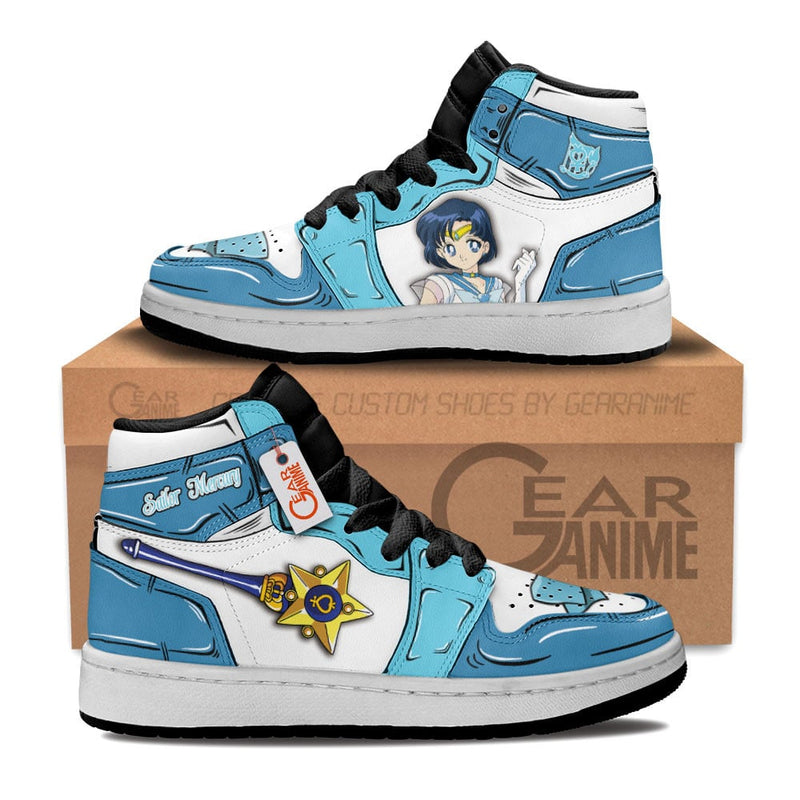 Sailor Mercury Kids Shoes Personalized Kid Sneakers