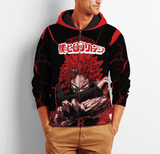 Eijirou Kirishima Zip Hoodie Shirt Fan Gift HA06