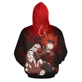 Eijirou Kirishima Zip Hoodie Shirt Fan Gift HA06