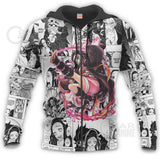 Kamado Nezuko Hoodie Mix Manga KNY Shirt