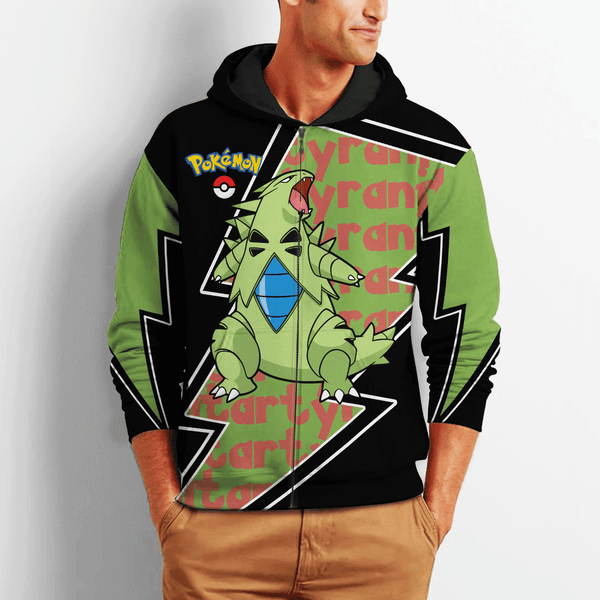 Tyranitar Zip Hoodie Costume Shirt Fan VA06