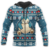 Snorlax Ugly Christmas Sweater Anime Xmas Gift