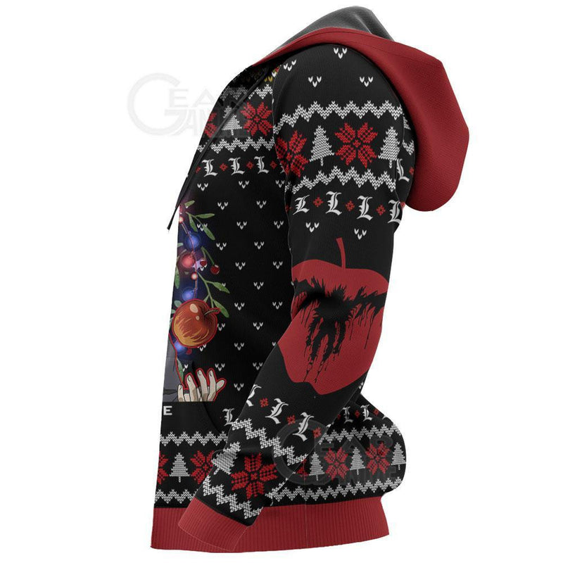 Light Yagami Ugly Christmas Sweater Dnote Xmas Gift VA11