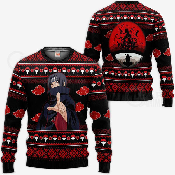 Itachi Ugly Chrismast Sweater Akatsuki Xmas Gift VA10