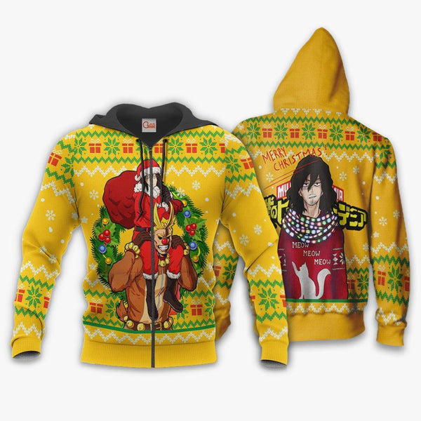 Aizawa x All Might Ugly Christmas Sweater Xmas Gifts Idea