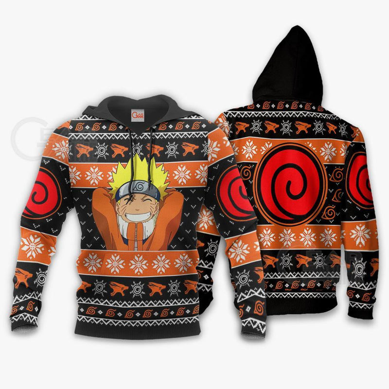 Uzumaki Happy Ugly Christmas Sweater Xmas Gift VA10