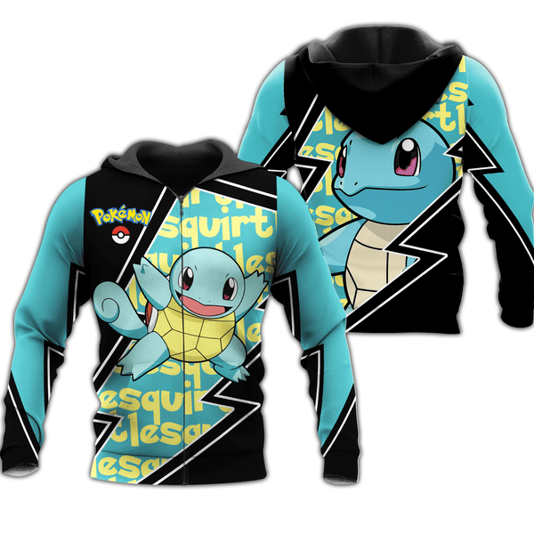 Squirtle Zip Hoodie Costume Shirt Fan VA06