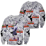 Killua Shirt Sweater Hoodie Manga Jacket