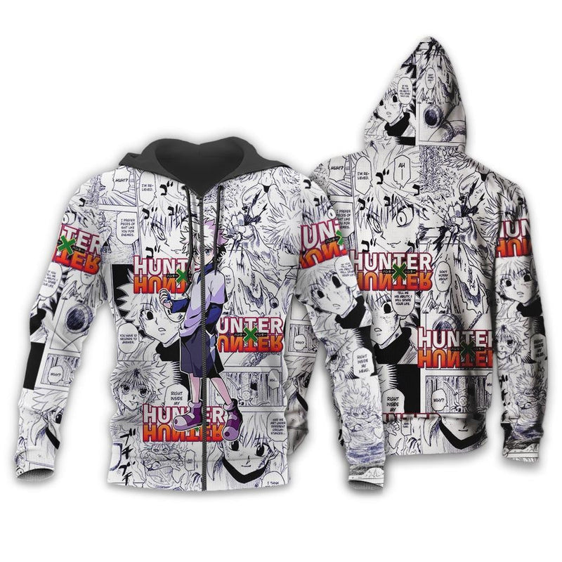 Killua Shirt Sweater Hoodie Manga Jacket