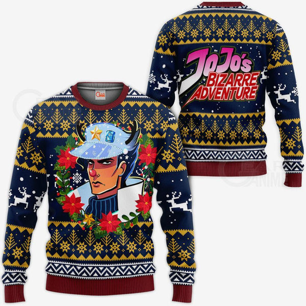 Jotaro Kujo Ugly Christmas Sweater VA11