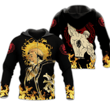 Escanor Zip Hoodie Costume Shirt