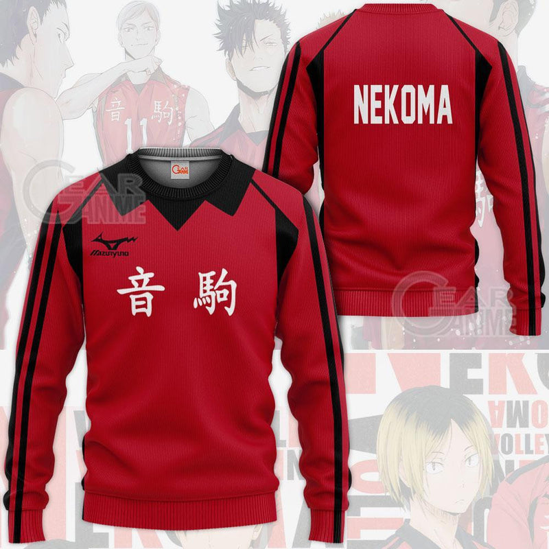 Nekoma High Shirt Costume Hoodie Sweater