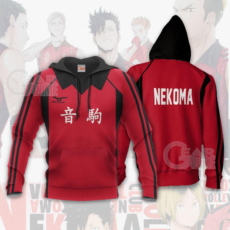 Nekoma High Shirt Costume Hoodie Sweater