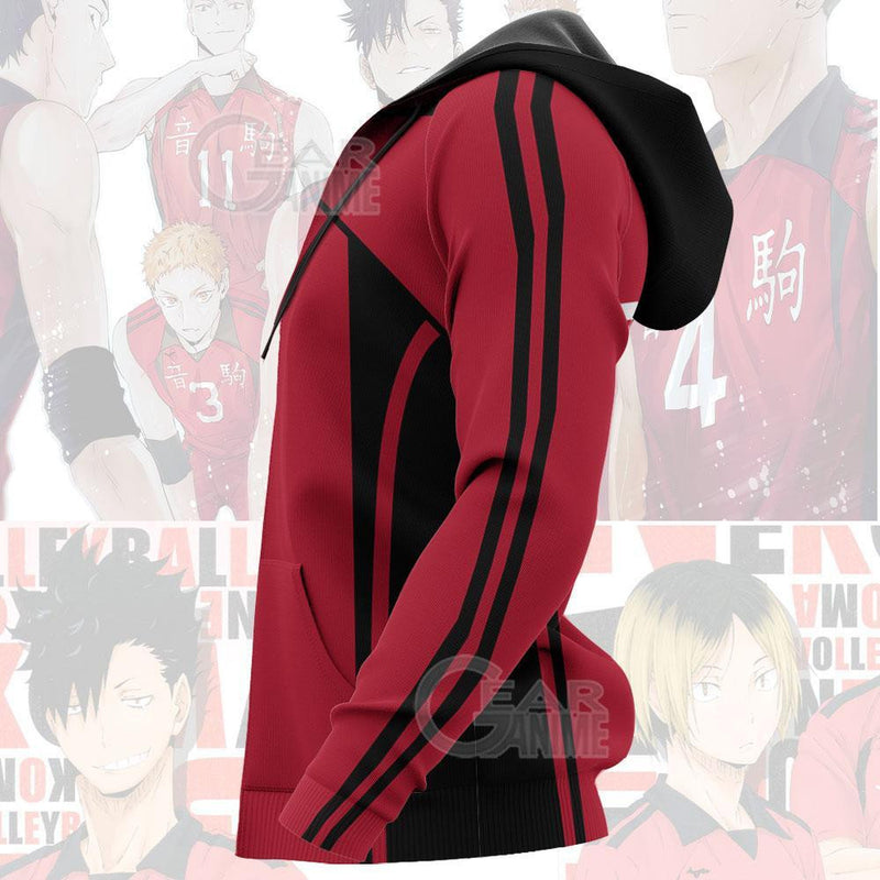 Nekoma High Shirt Costume Hoodie Sweater