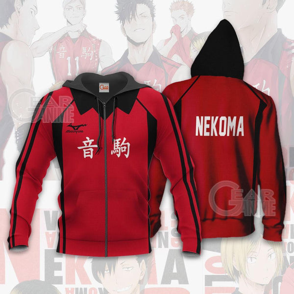 Nekoma High Shirt Costume Hoodie Sweater