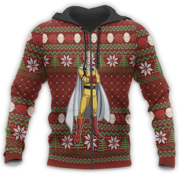 Saitama Ugly Christmas Sweater Xmas