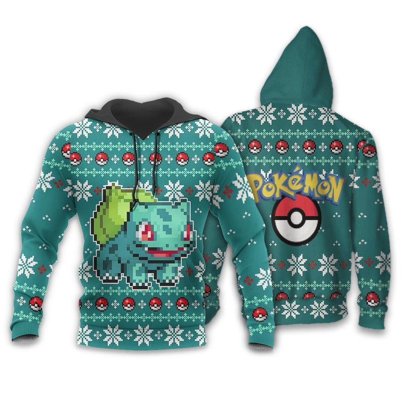 Bulbasaur Ugly Christmas Sweater Anime Xmas Gift