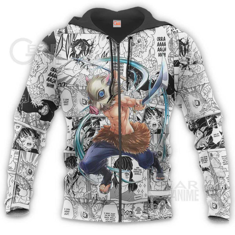 Inosuke Hoodie Mix Manga KNY Shirt