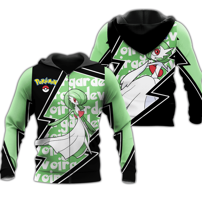 Gardevoir Zip Hoodie Costume Shirt Fan VA06