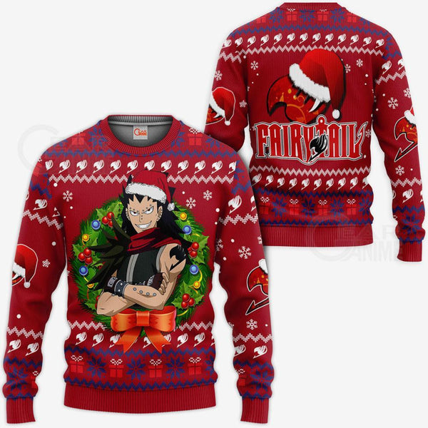 Gajeel Ugly Christmas Sweater Xmas VA11