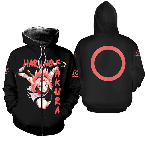 Haruno Sakura Shirt Clan Symbol Hoodie Sweater