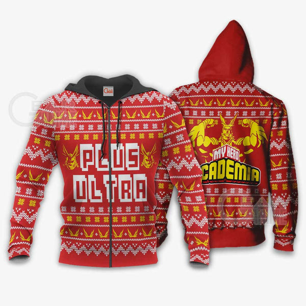 All Might Plus Ultra Ugly Christmas Sweater Xmas Gift