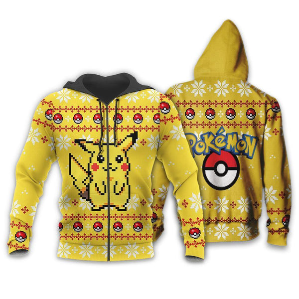 Pikachu Ugly Christmas Sweater Anime Xmas Gift