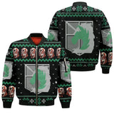 Shingeki Ugly Christmas Sweater Military Police