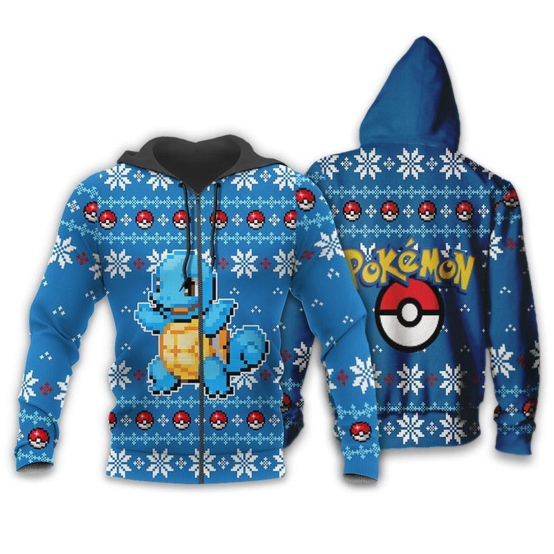 Ugly Christmas Sweater Anime Squirtle Xmas Gift