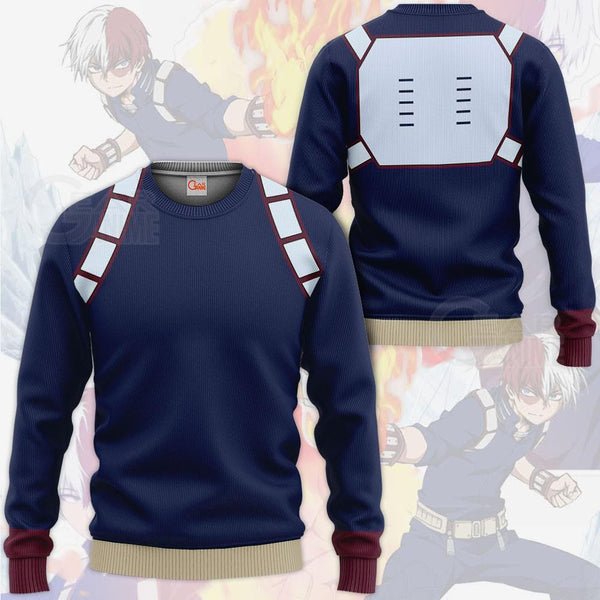 Shoto Todoroki Hero Costume Uniform Shirt