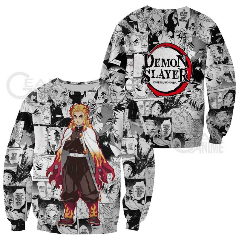 Rengoku Hoodie Mix Manga KNY Shirt