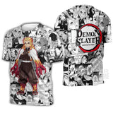 Rengoku Hoodie Mix Manga KNY Shirt