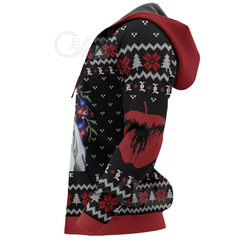 L Lawliet Ugly Christmas Sweater Dnote Xmas Gift VA11