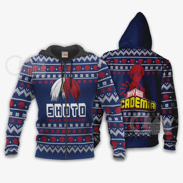 Shoto Todoroki Ugly Christmas Sweater Shirt