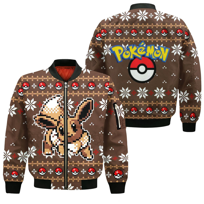 Ugly Christmas Sweater Anime Eevee Xmas Gift