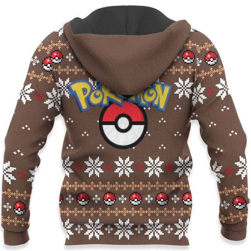 Ugly Christmas Sweater Anime Eevee Xmas Gift