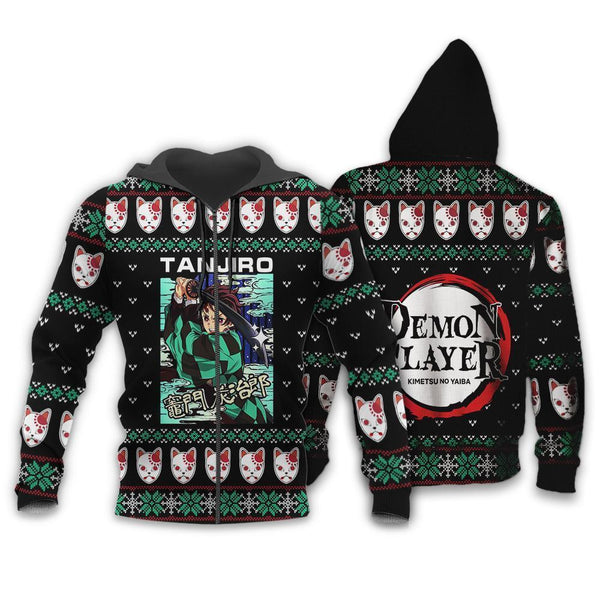 Tanjro Kamado Ugly Christmas Sweater Xmas Anime