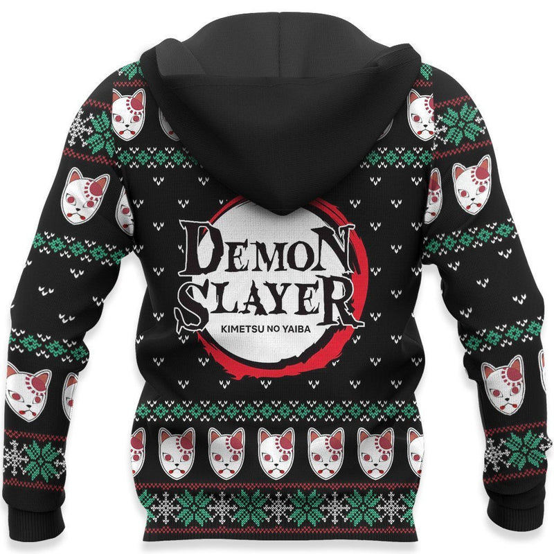 Tanjro Kamado Ugly Christmas Sweater Xmas Anime