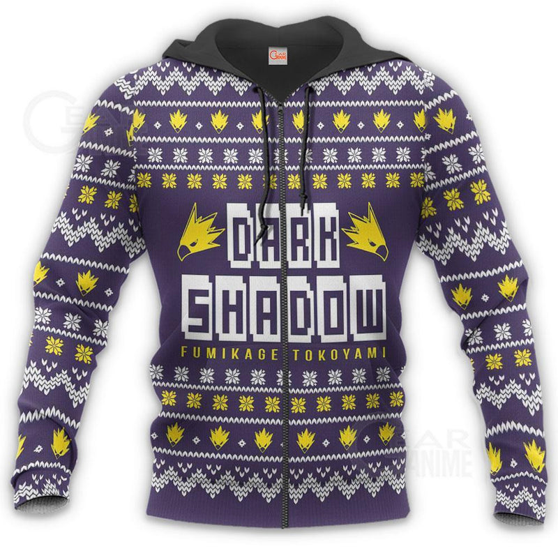 Fumikage Tokoyami Ugly Christmas Sweater Dark Shadow