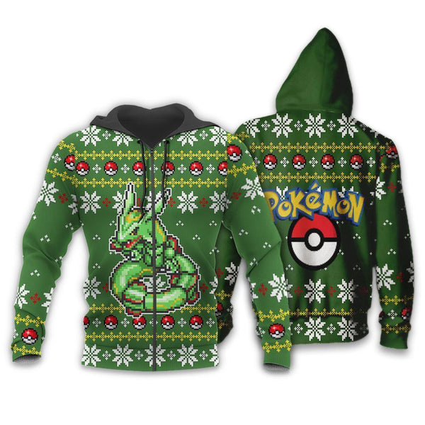 Rayquaza Ugly Christmas Sweater Anime Xmas Gift