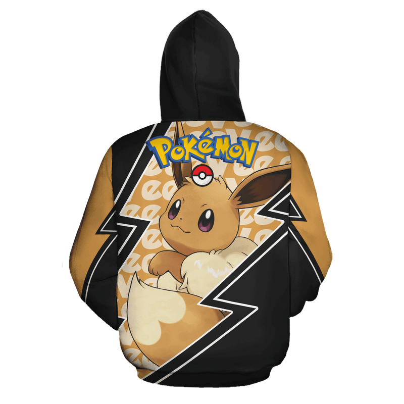 Eevee Zip Hoodie Costume Shirt Fan VA06