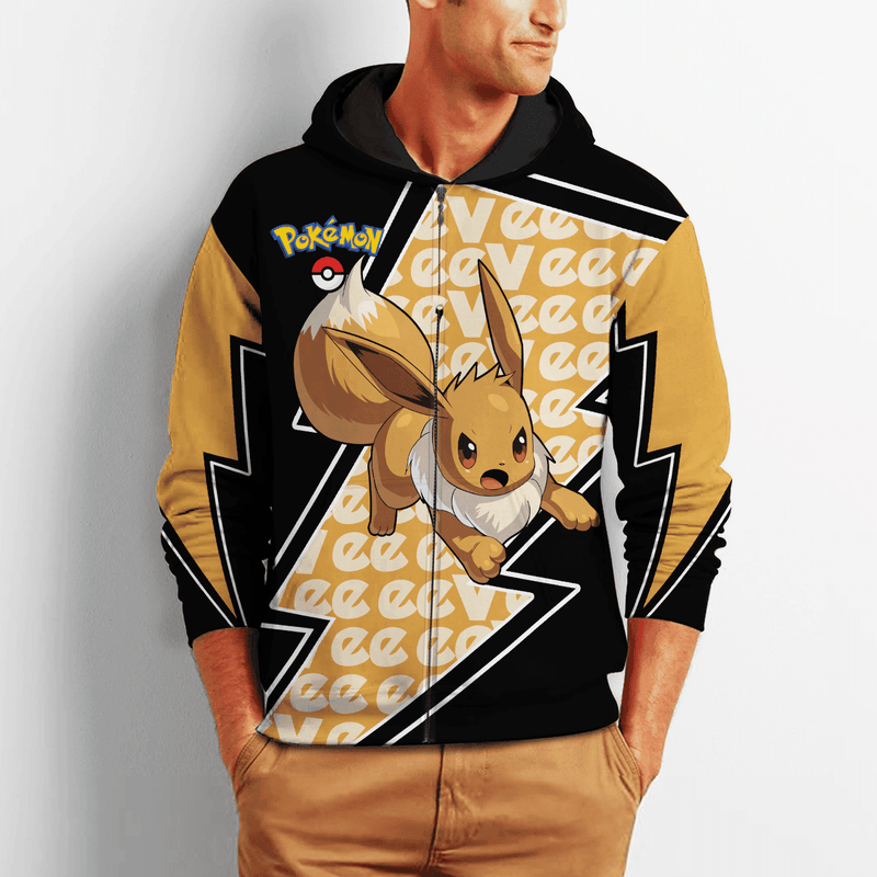 Eevee Zip Hoodie Costume Shirt Fan VA06