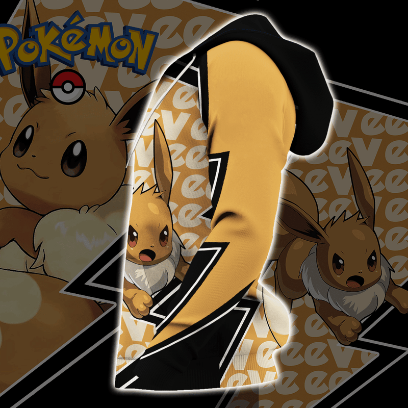 Eevee Zip Hoodie Costume Shirt Fan VA06