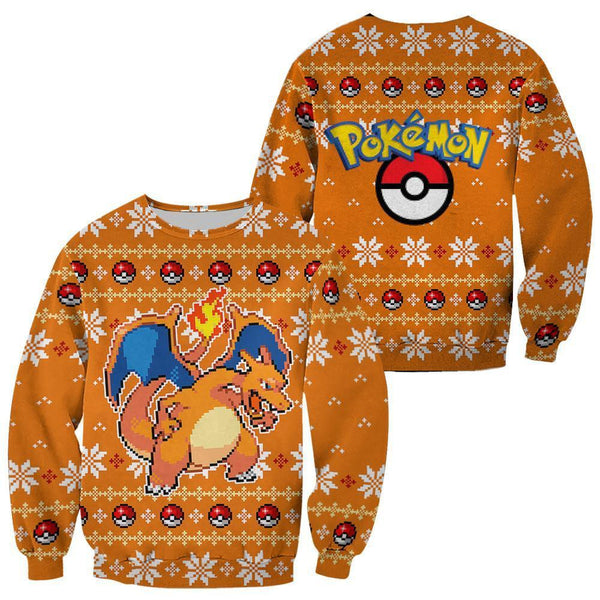 Charizard Ugly Christmas Sweater Anime Xmas Gift