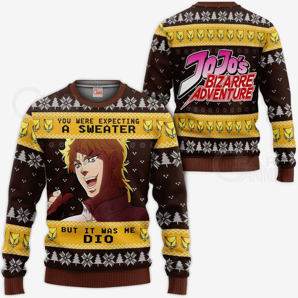 Dio Brando Ugly Christmas Sweater Xmas VA11