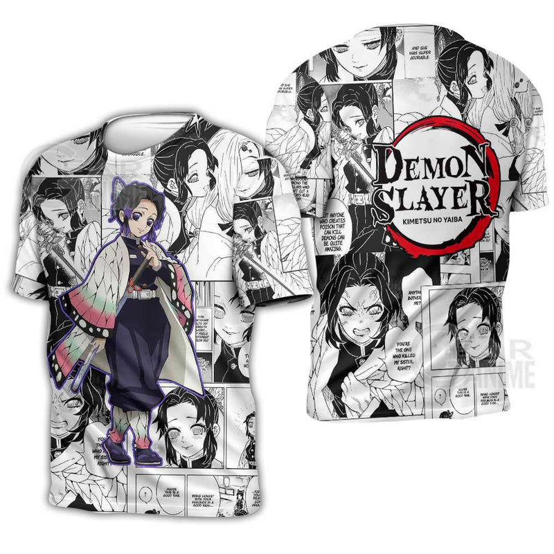 Shinobu Kocho Hoodie Mix Manga KNY Shirt